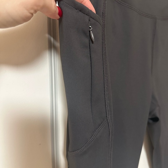 Women's Grey Workout Leggings - Picture 3 of 7